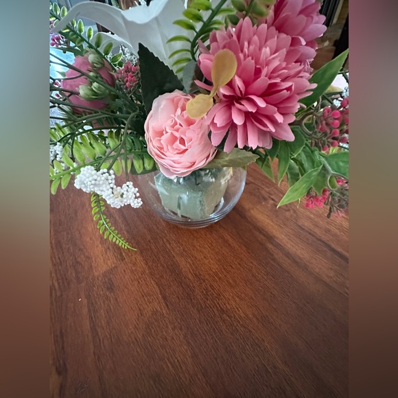 floral arrangement - lily, peonies, tulips, fern, freesia, handmade - Picture 3 of 13